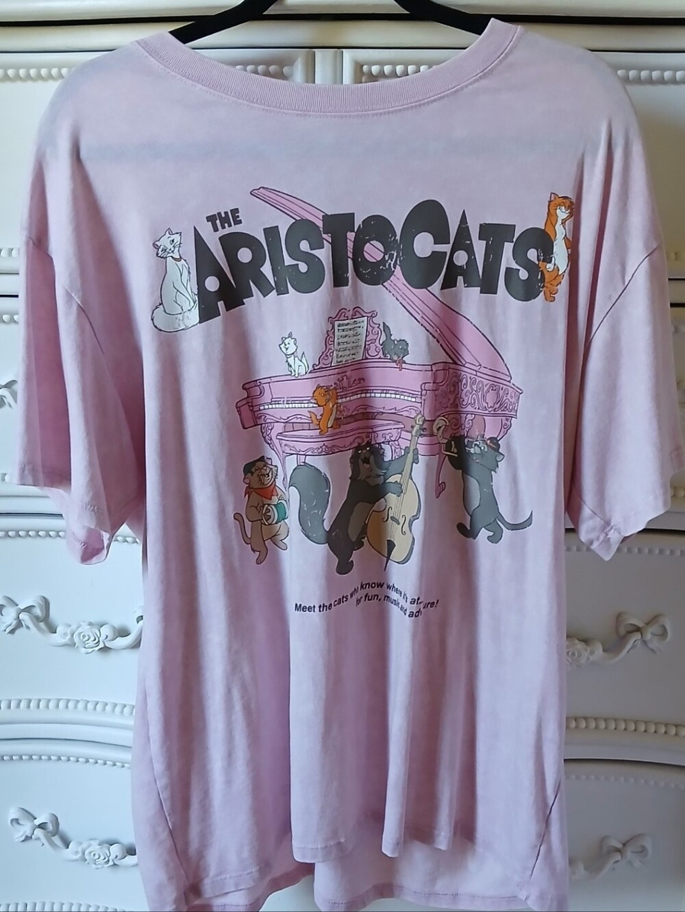 The Aristocats Pink Cat Graphic Tee by Disney XXL